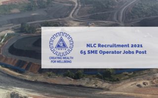 NLC Recruitment 2021 – 65 SME Operator Jobs Post