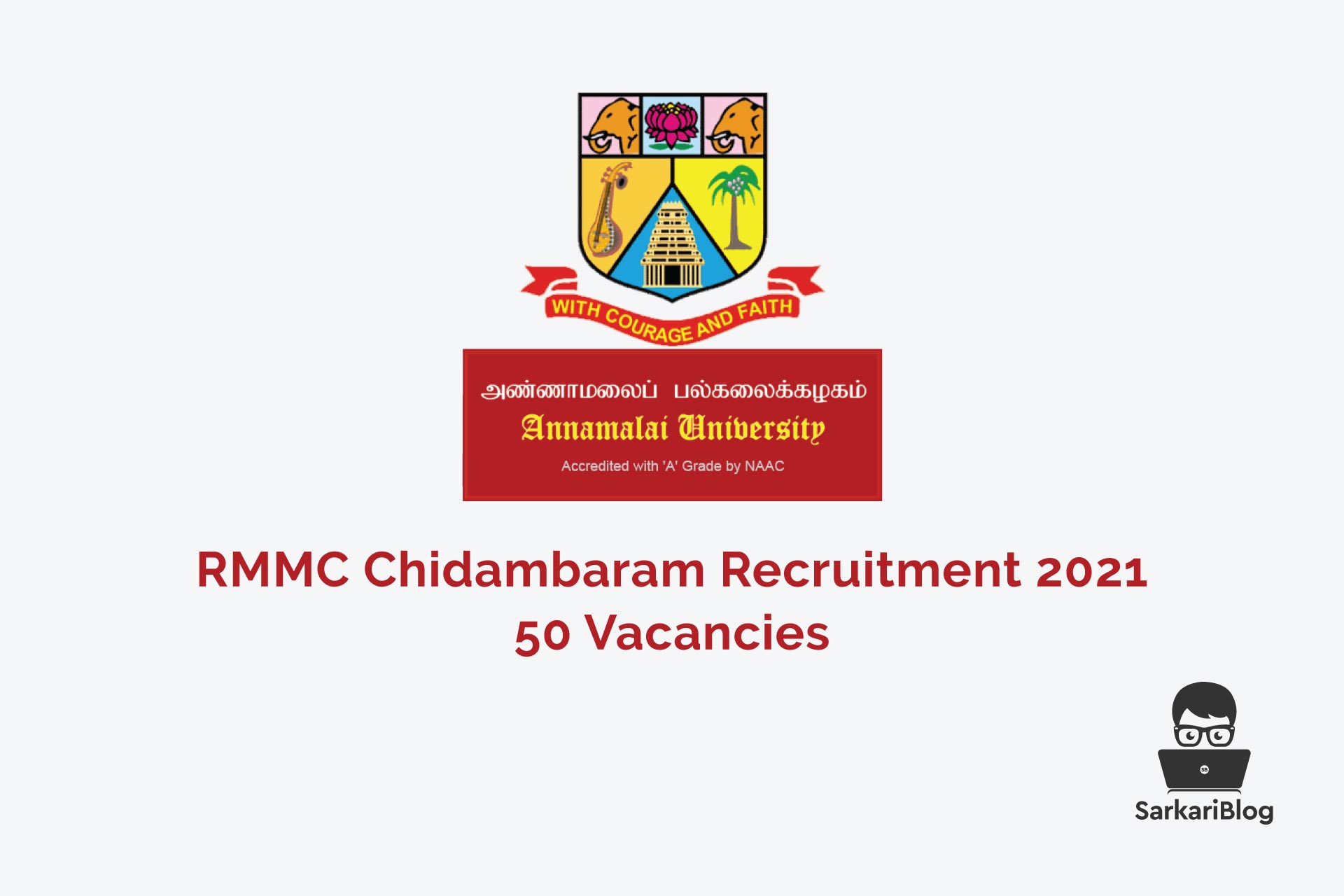 RMMC Chidambaram Recruitment 2021, 50 Vacancies