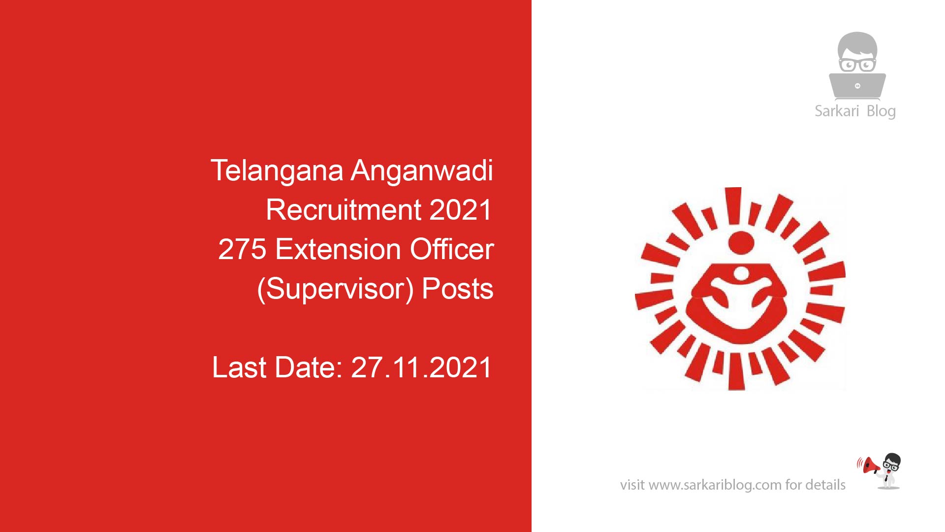 Telangana Anganwadi Recruitment 2021