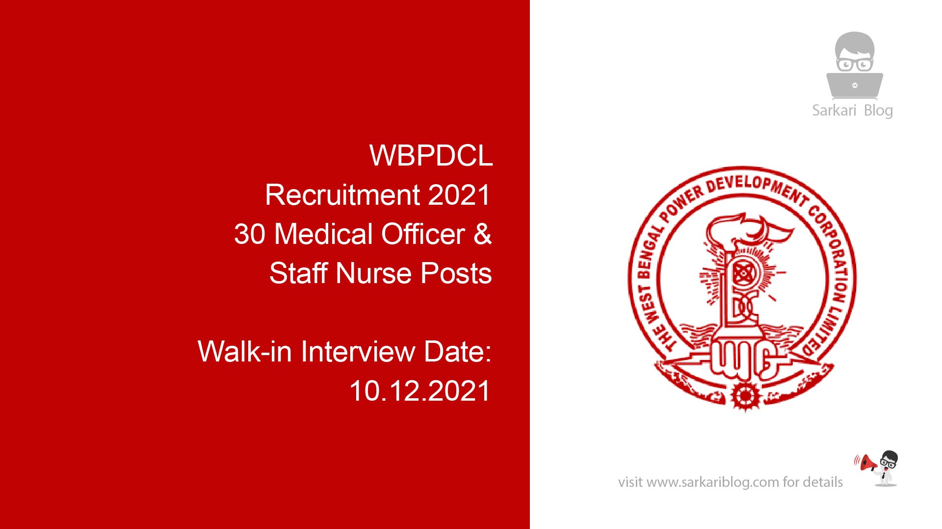 WBPDCL Recruitment 2021