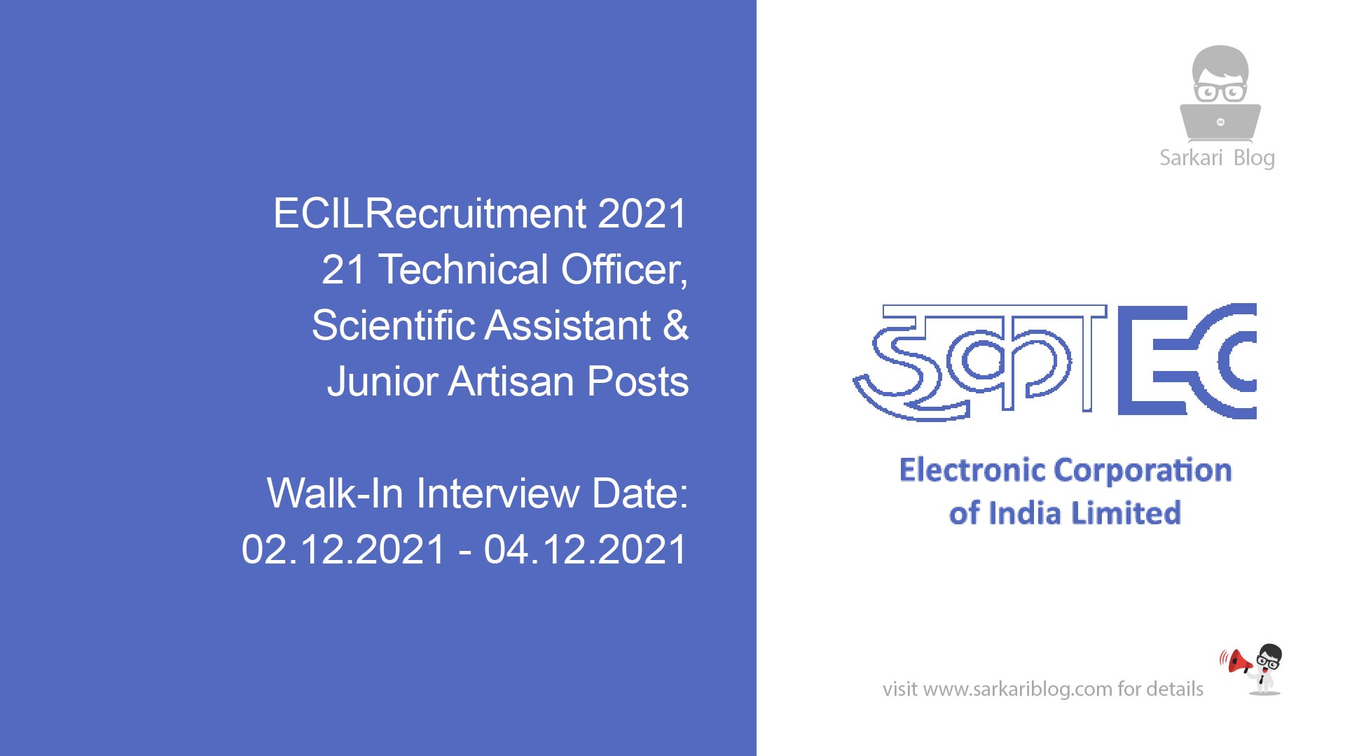 ECIL Recruitment 2021