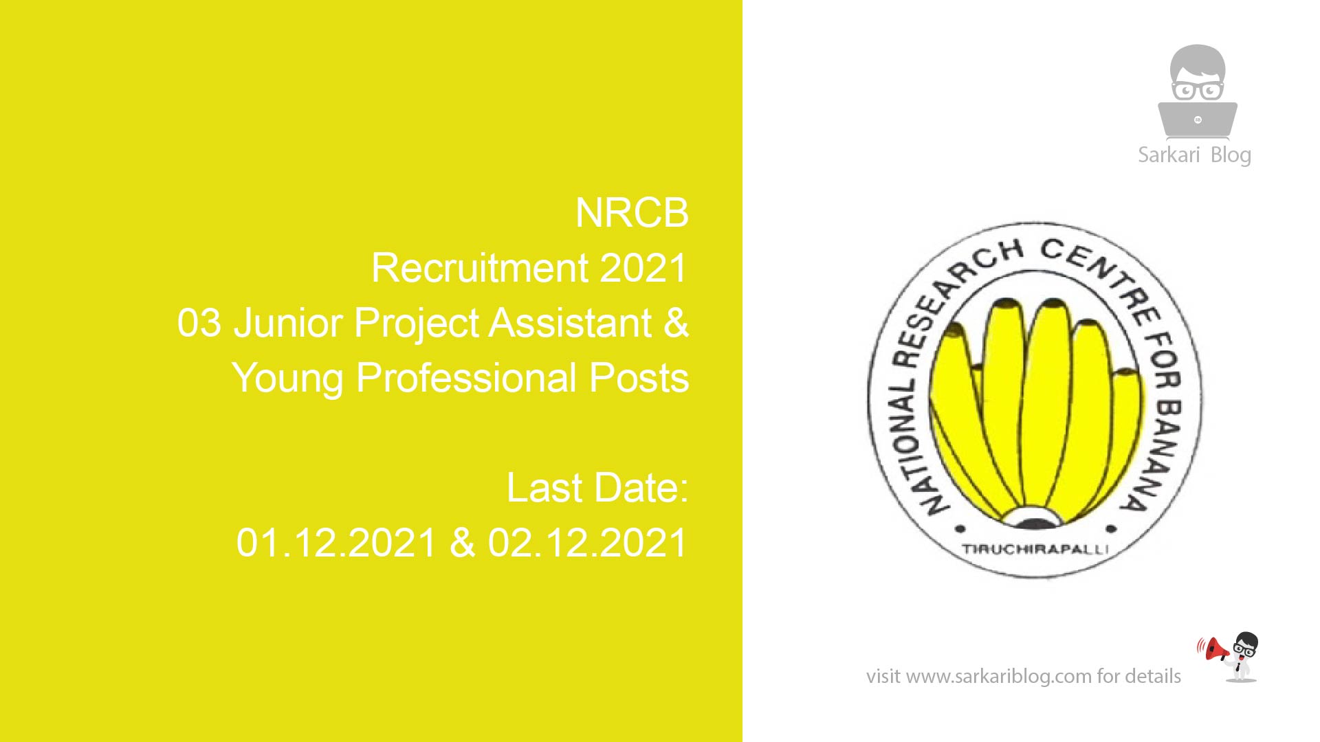NRCB Recruitment 2021