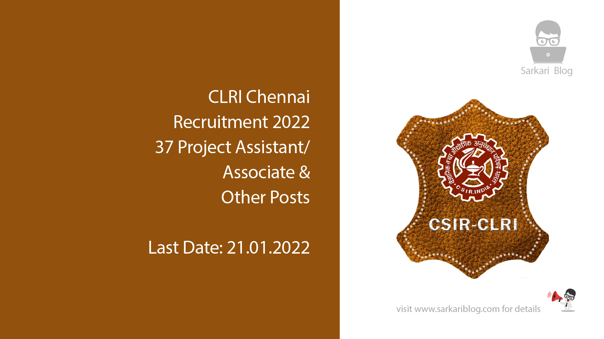 CLRI Chennai Recruitment 2022