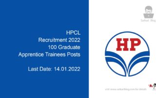 HPCL Recruitment 2022, 100 Graduate Apprentice Trainees Posts