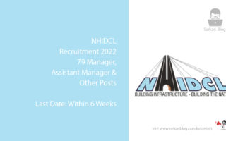 NHIDCL Recruitment 2022,79 Manager, Assistant Manager & Other Posts