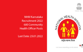 NHM Karnataka Recruitment 2022, 680 Community Health Officer Posts
