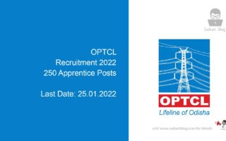 OPTCL Recruitment 2022, 250 Apprentice Posts