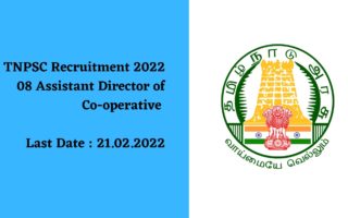 TNPSC Recruitment 2022 08 Assistant Director of Co-operative