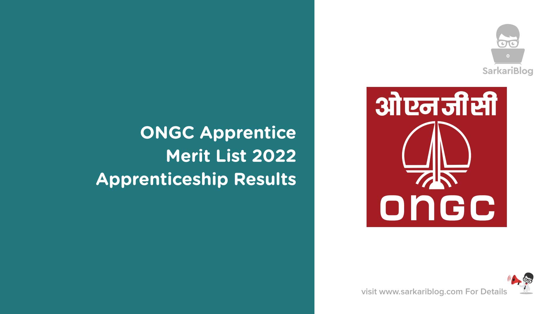 ONGC Apprentice Merit List 2022