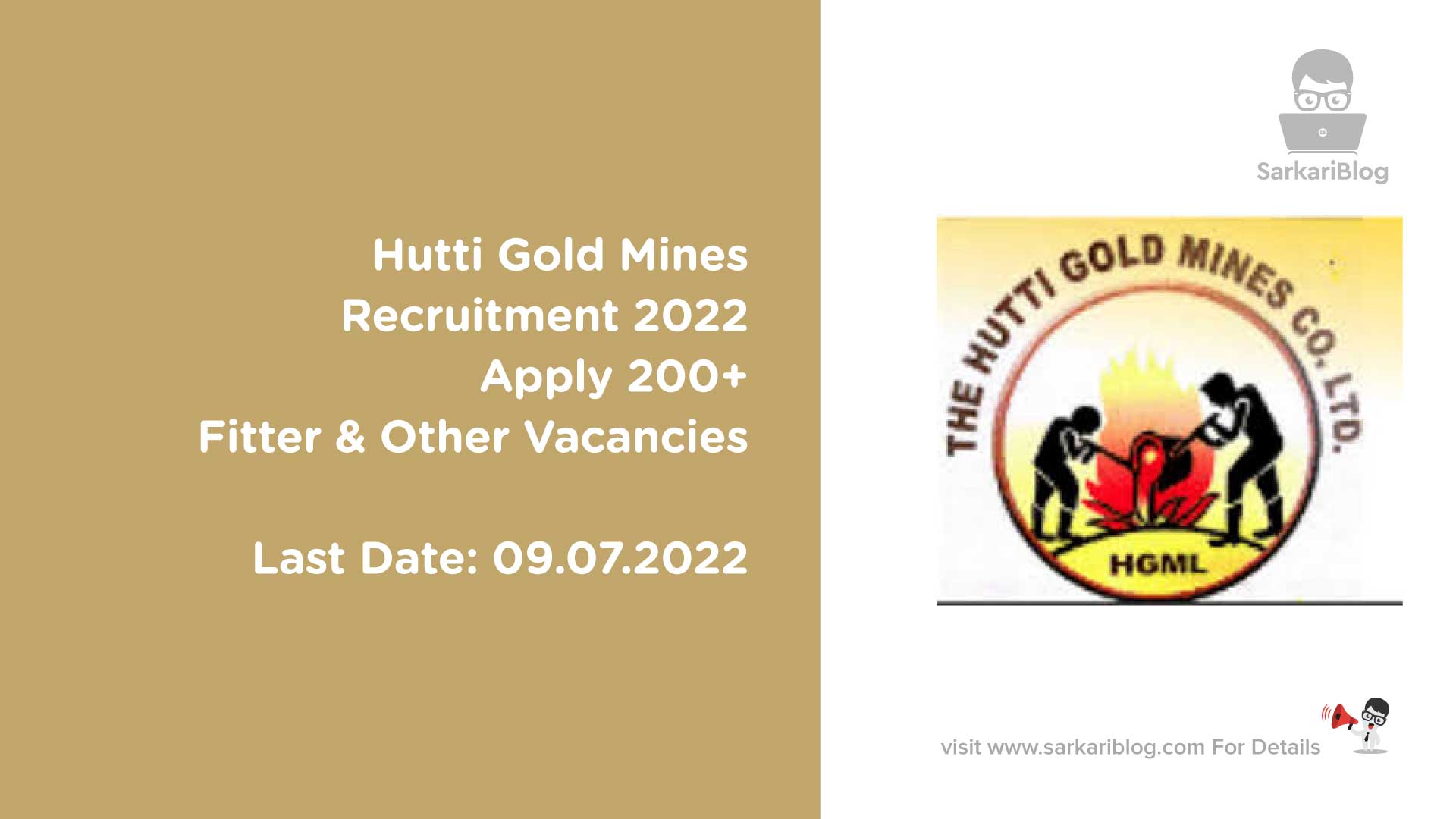 Hutti Gold Mines Recruitment 202