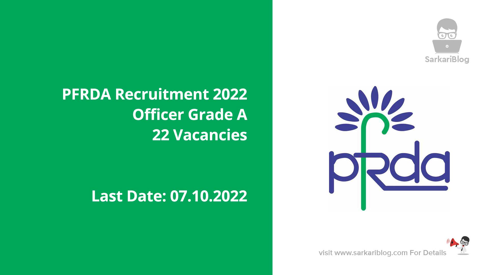 PFRDA Recruitment 2022