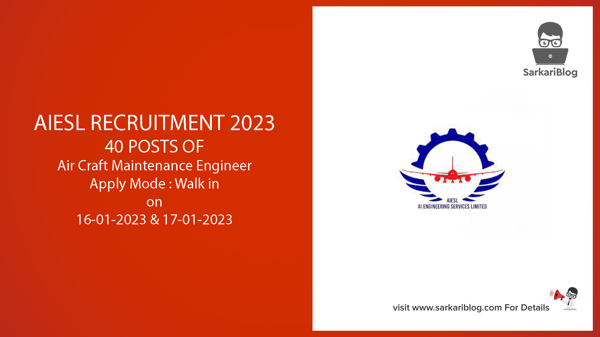 AIESL Recruitment 2023