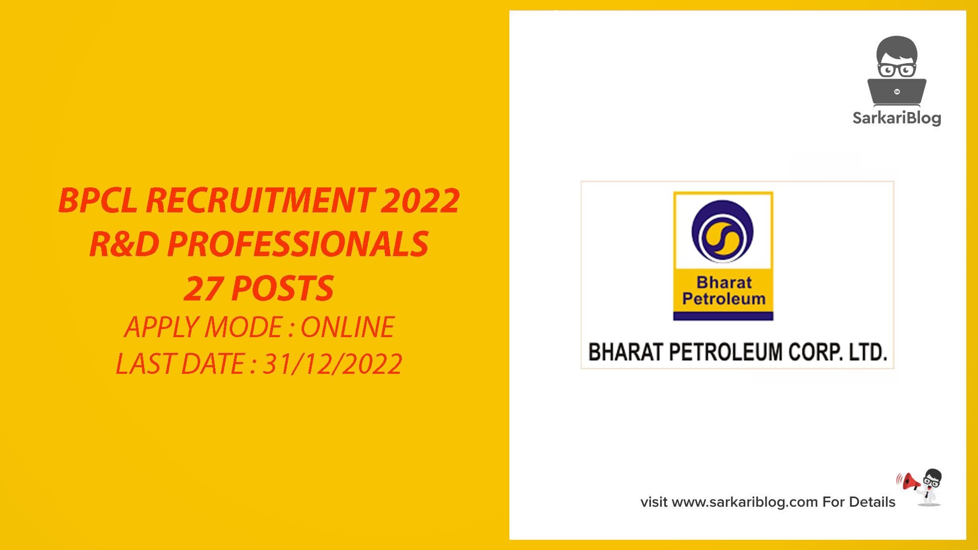 BPCL Recruitment 2022