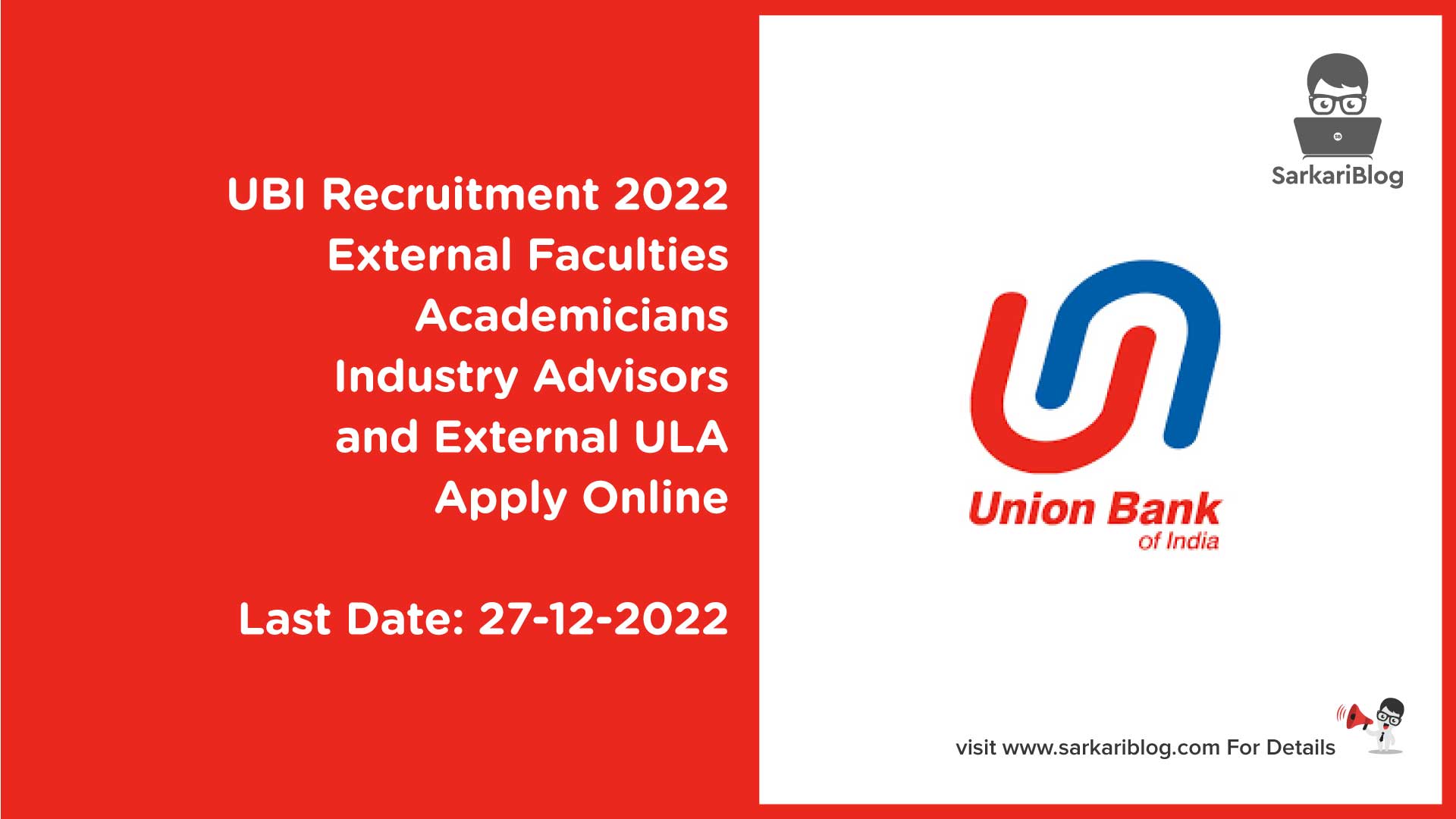 UBI Recruitment 2022