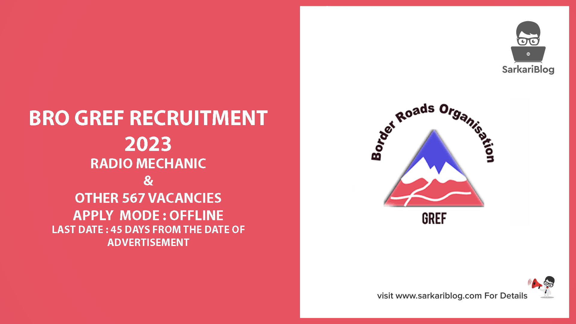 BRO GREF Recruitment 2023