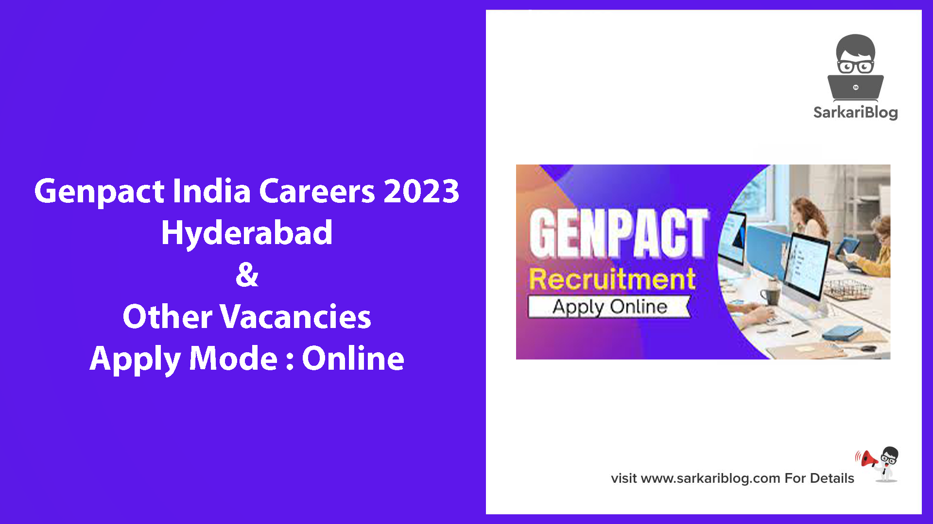 Genpact India Careers 2023