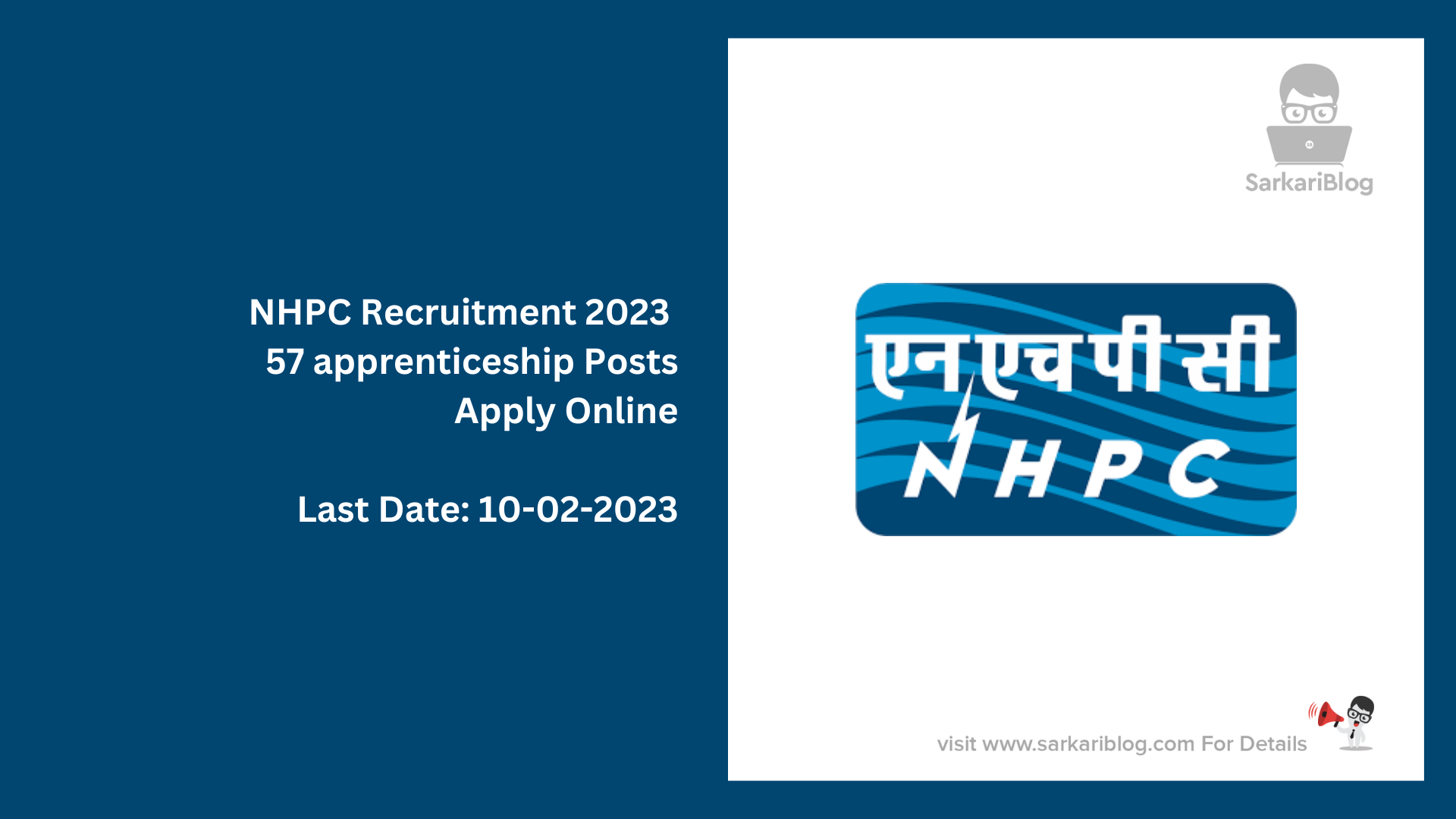 NHPC Apprentice Recruitment 2023