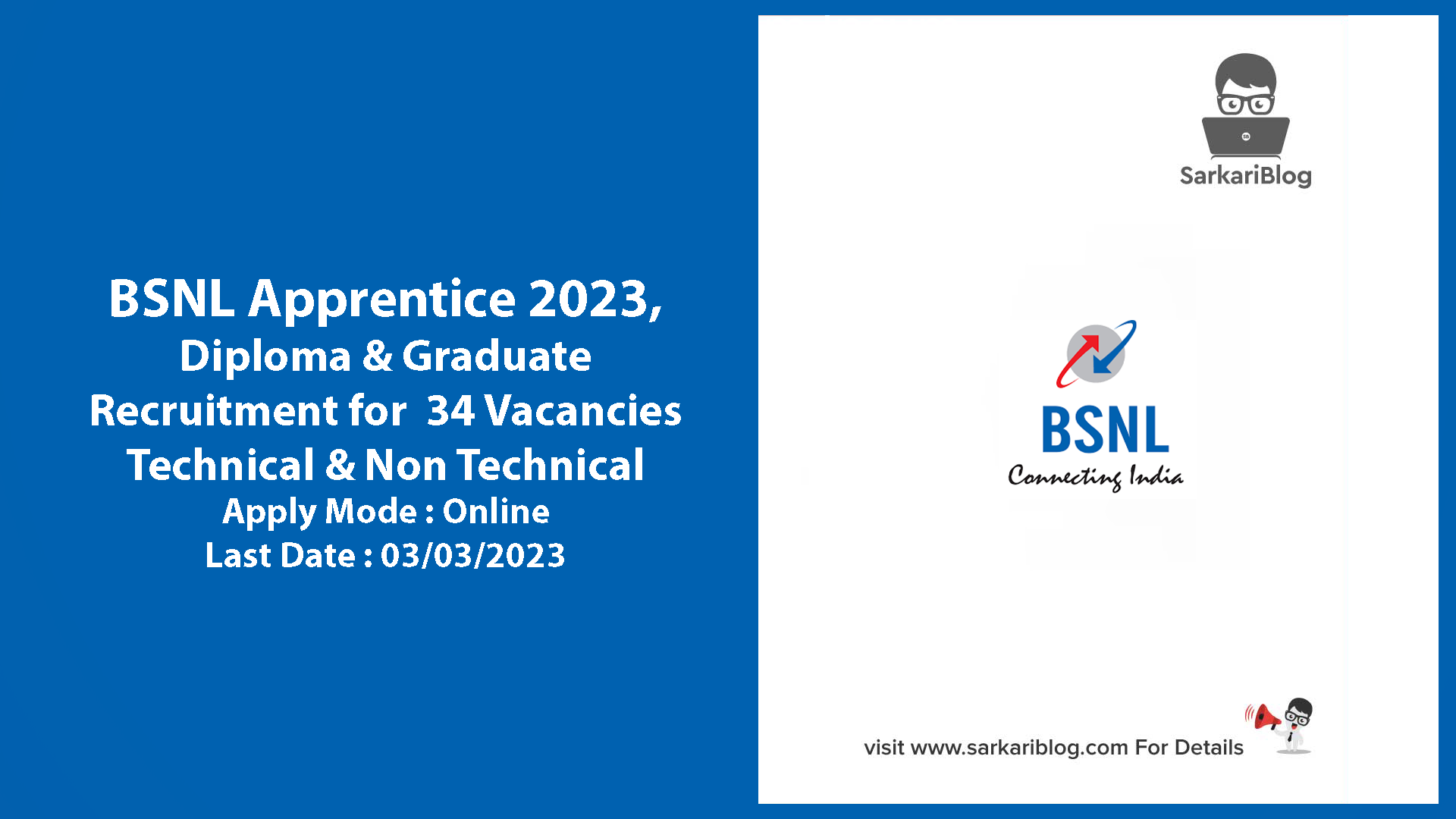 BSNL Apprentice 2023
