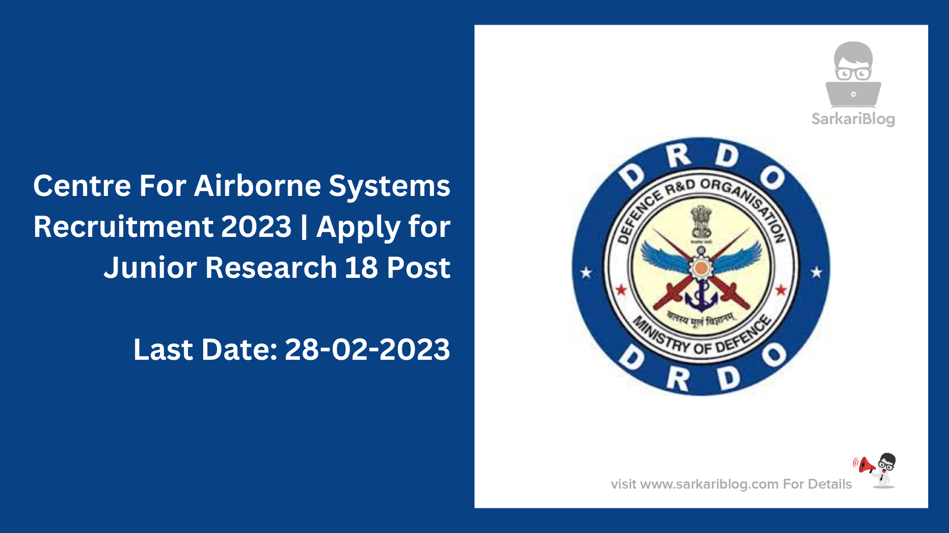 Centre For Airborne Systems Recruitment 2023