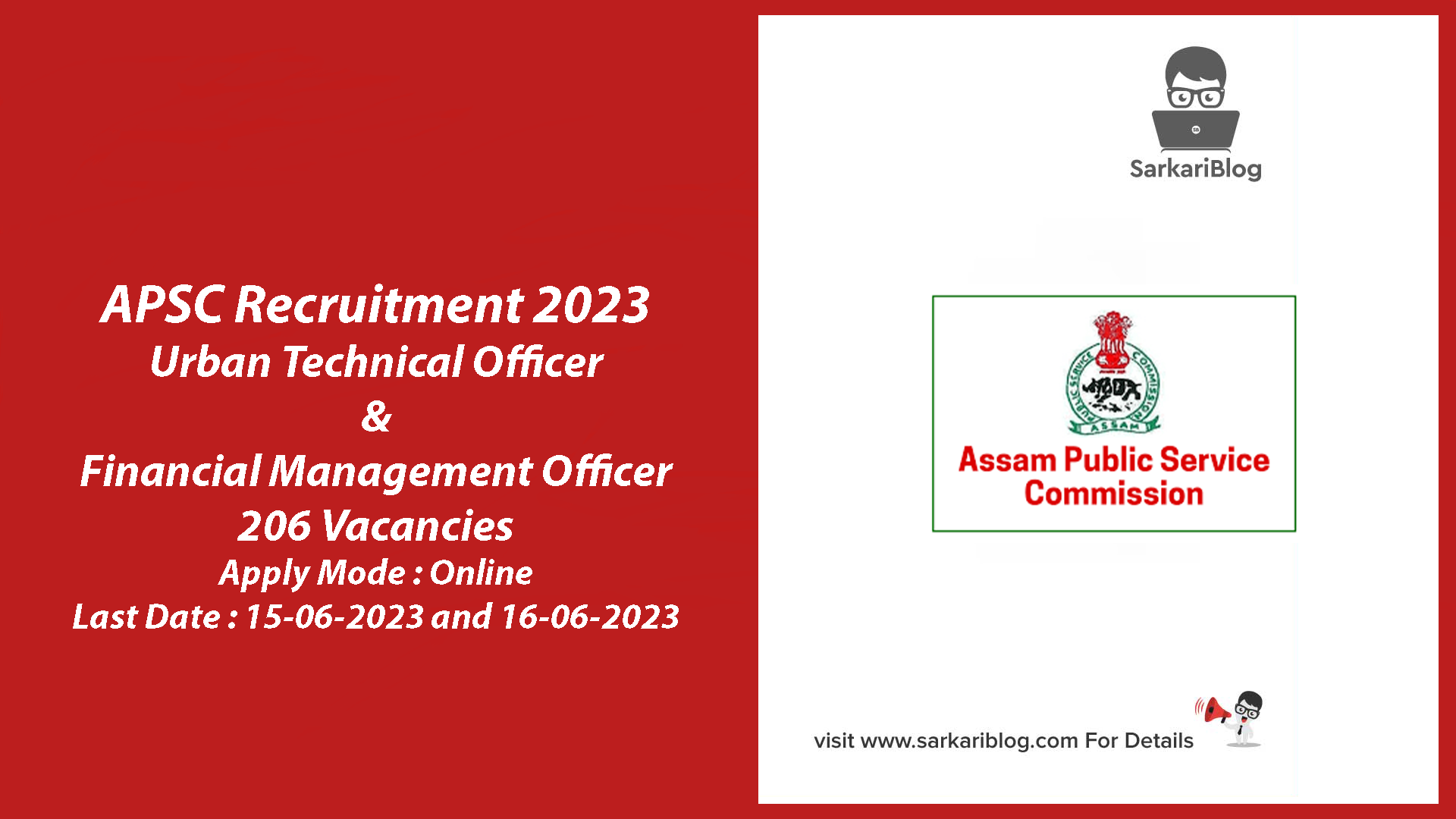 APSC Recruitment 2023