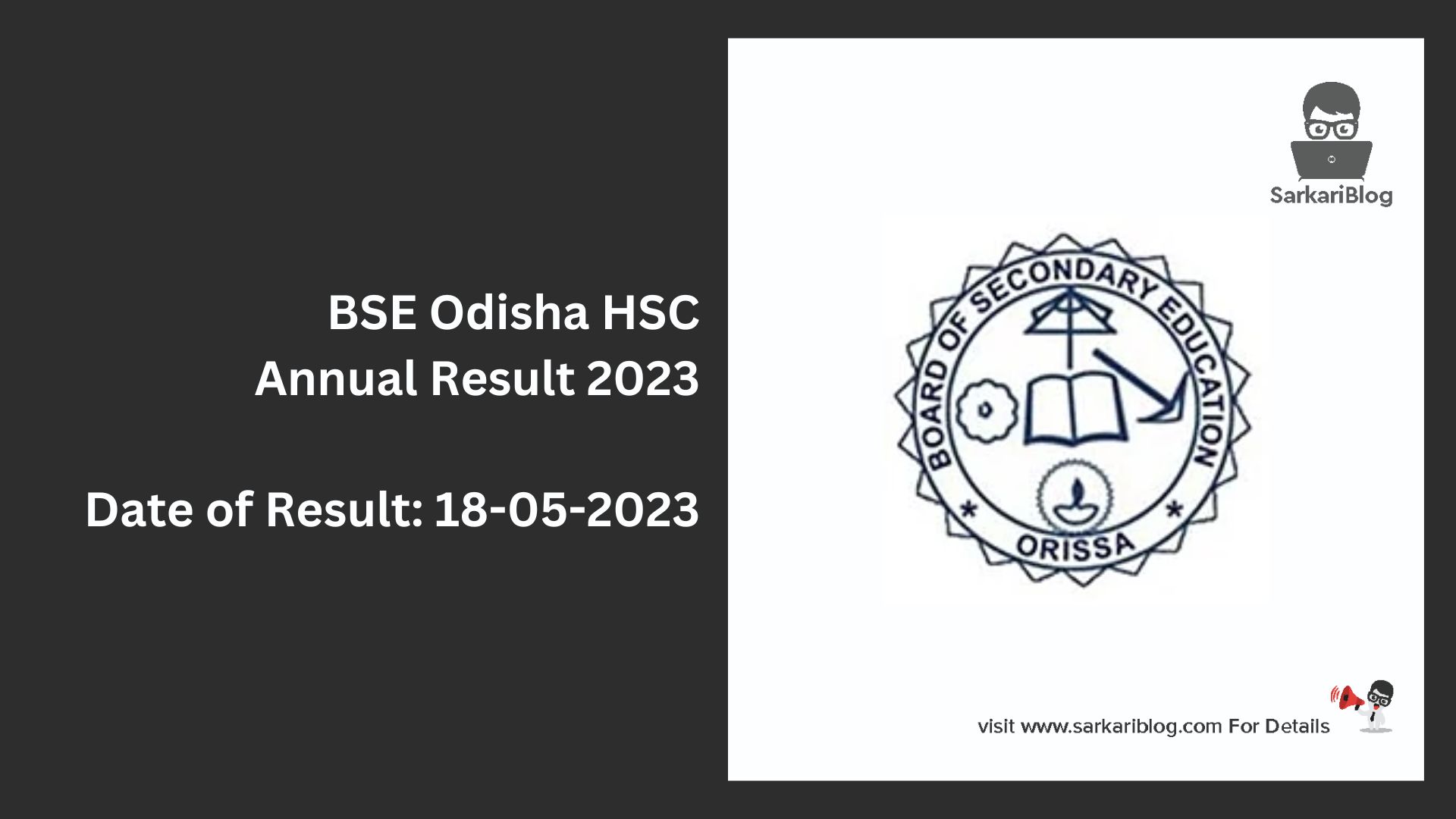 BSE Odisha HSC Annual Result 2023