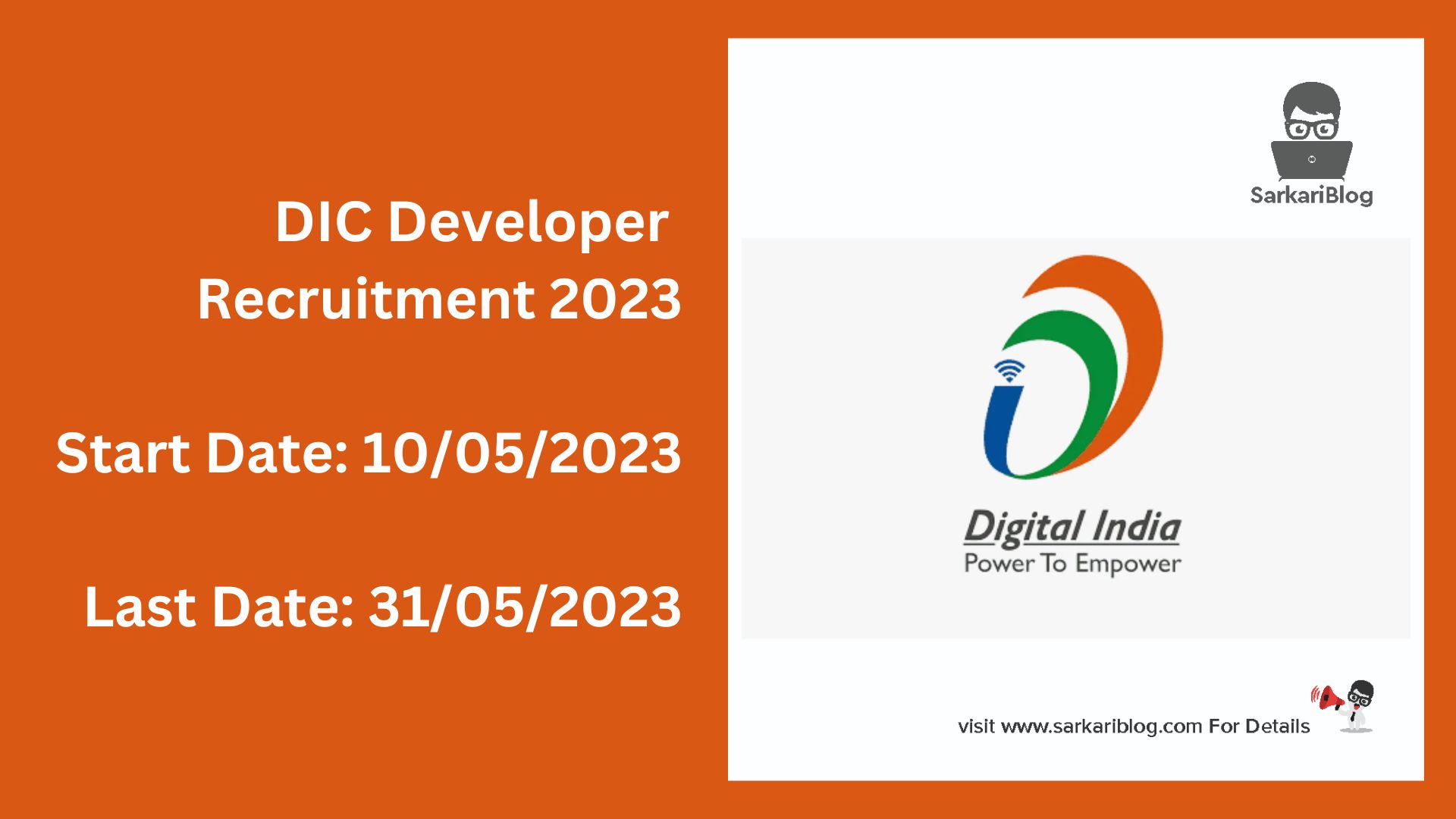 DIC Developer Recruitment 2023