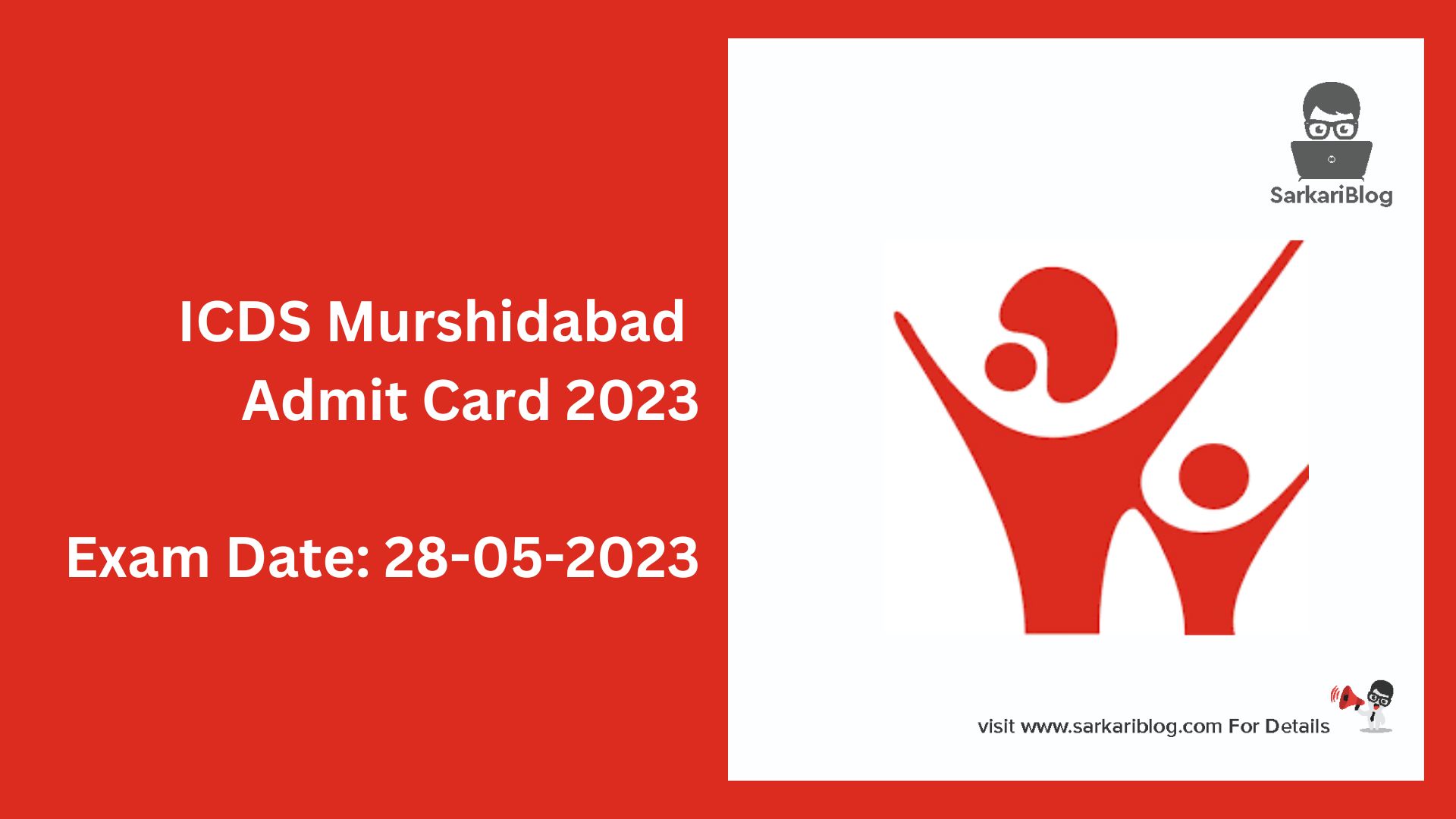 ICDS Murshidabad Admit Card 2023