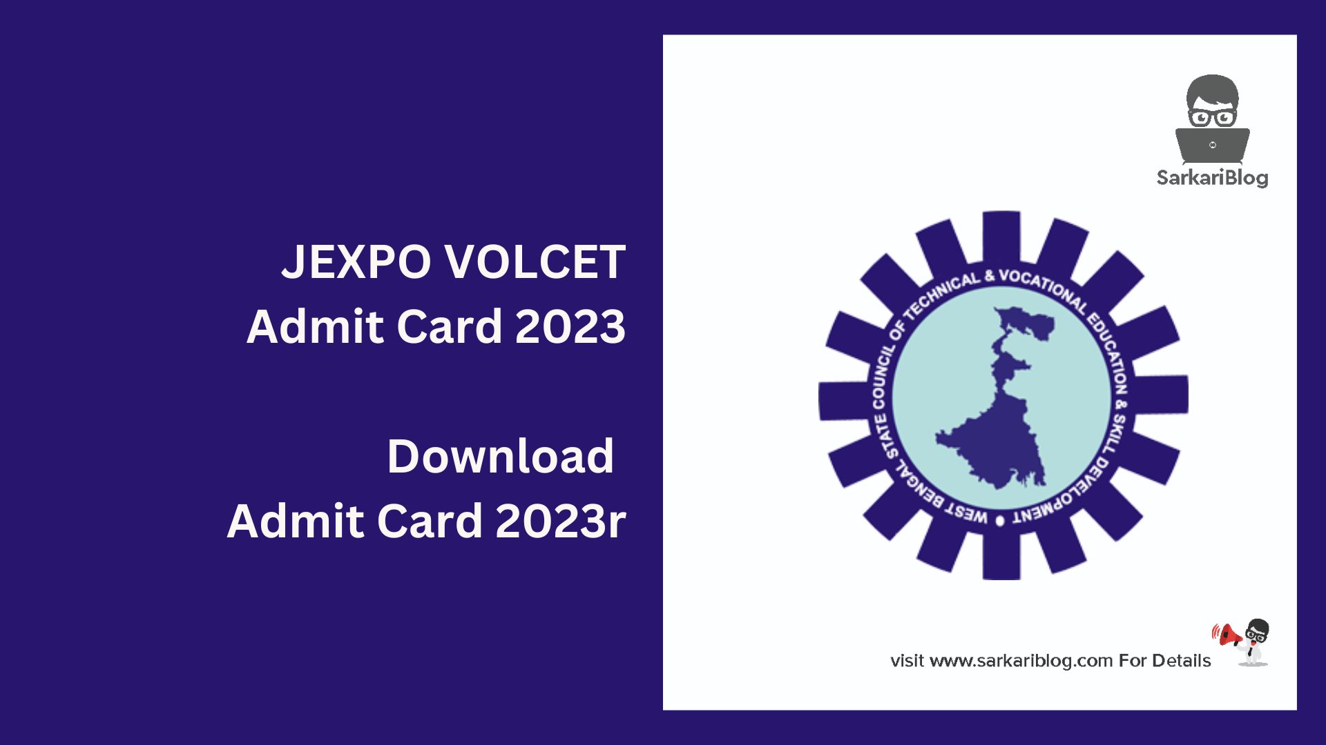 JEXPO VOLCET Admit Card 2023