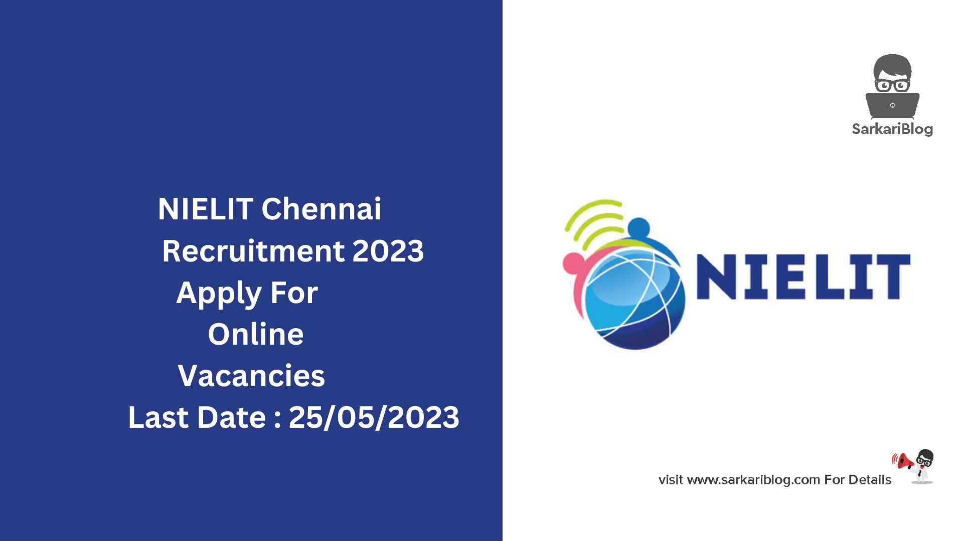 NIELIT Chennai Recruitment 2023