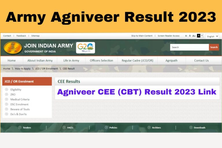 image 12 | Army Agniveer Result 2023 | Download PDF of All AROs |