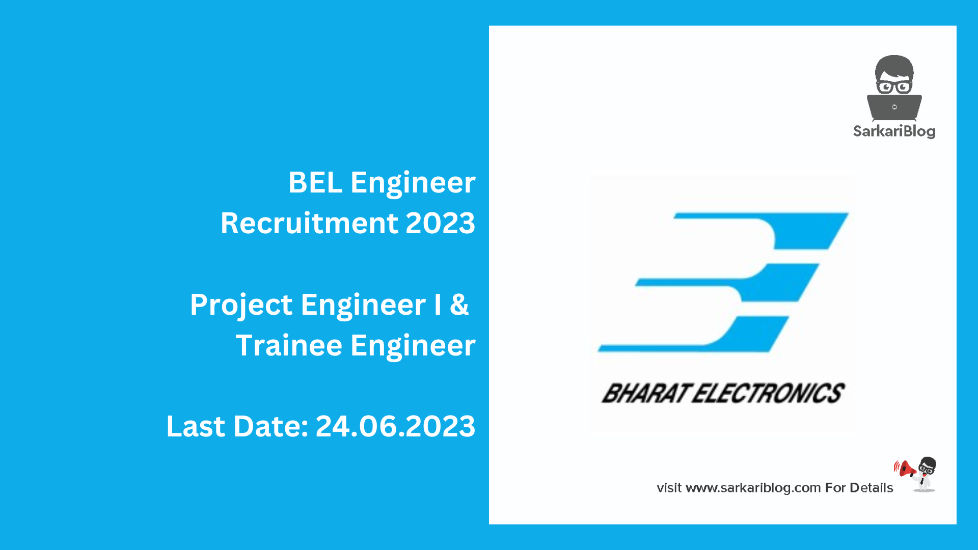 BEL Engineer Recruitment 2023
