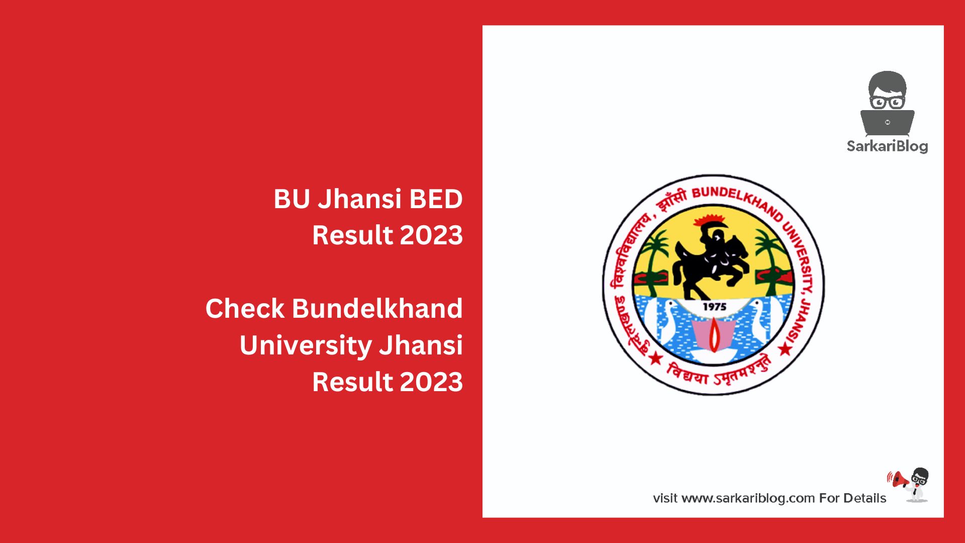 BU Jhansi BED Result 2023