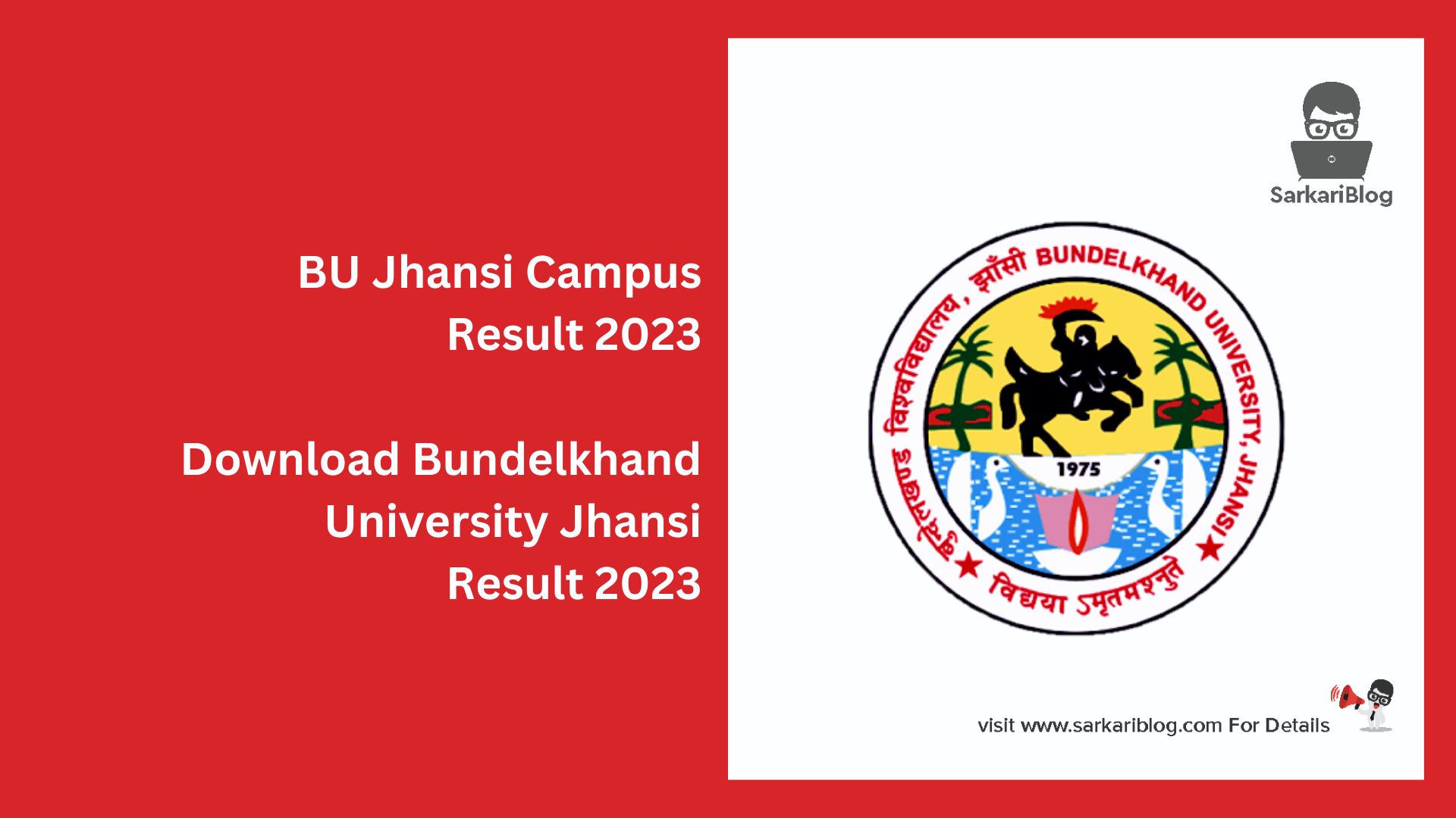 BU Jhansi Campus Result 2023