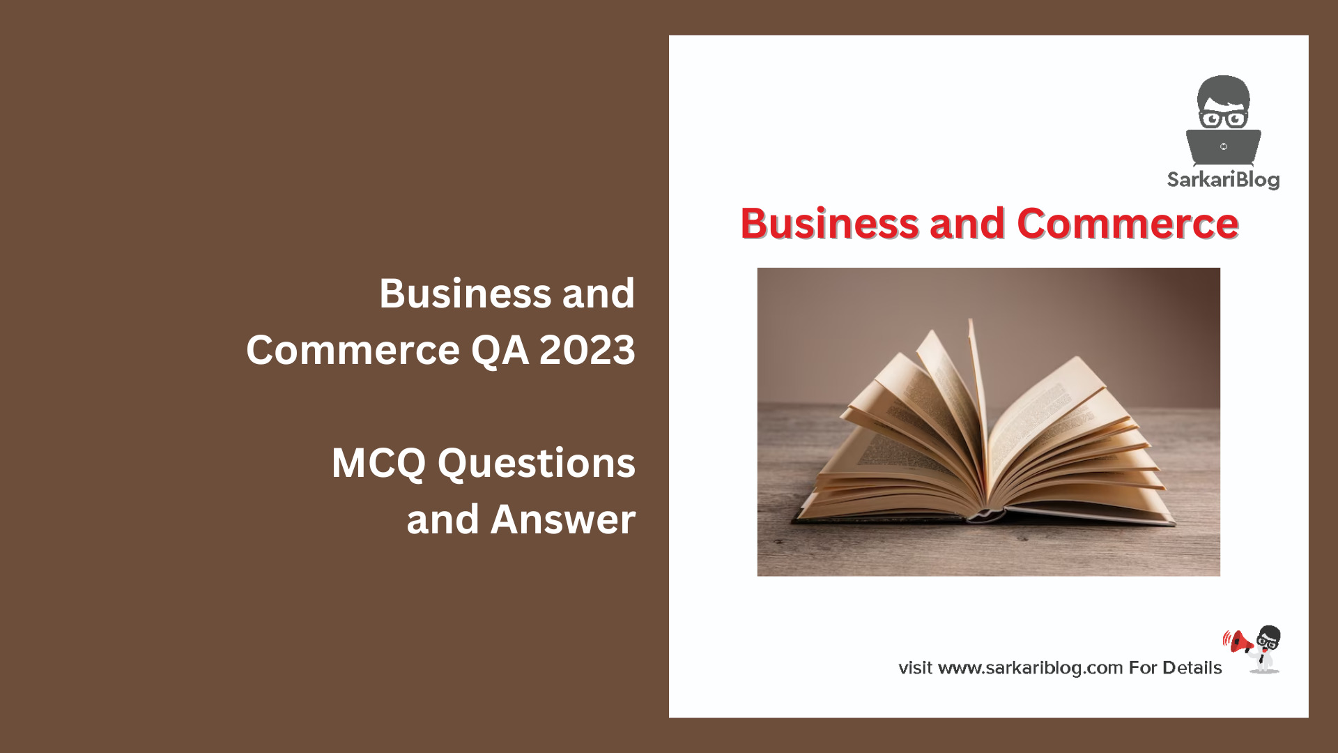 Business and Commerce QA 2023