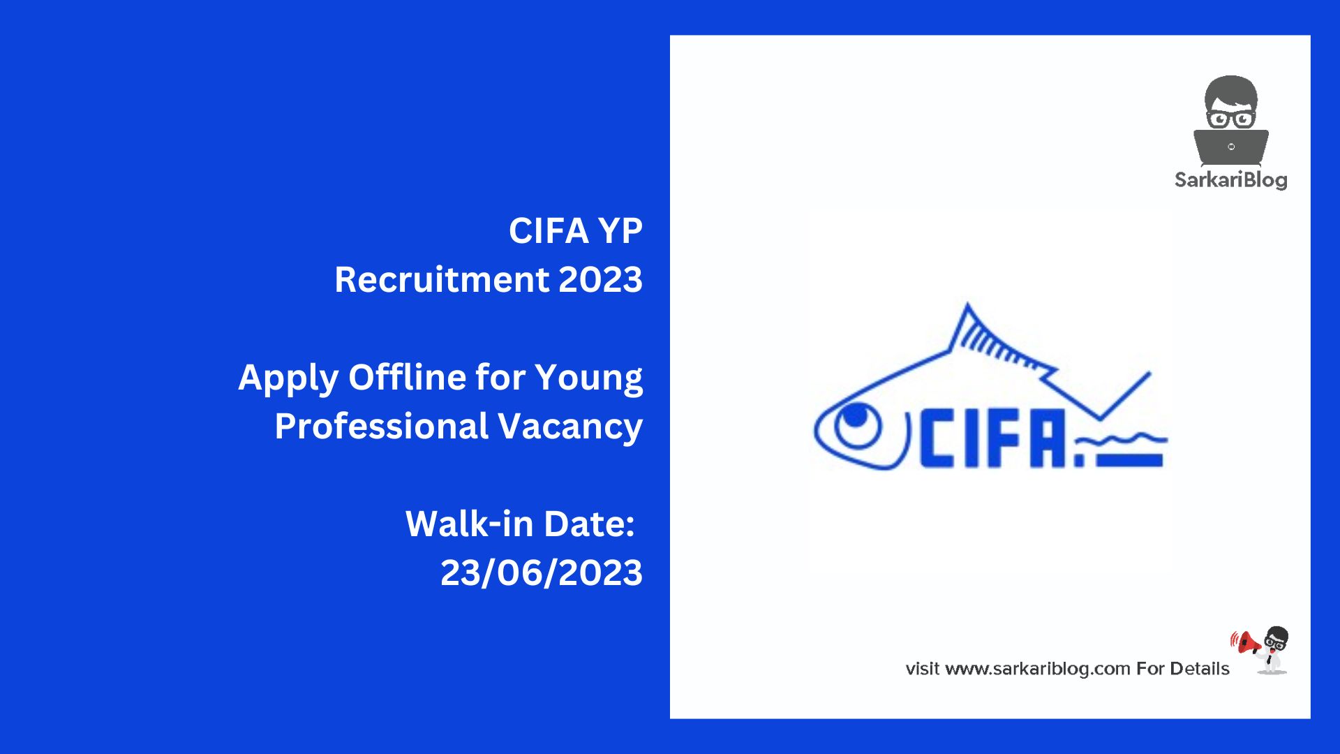 CIFA YP Recruitment 2023