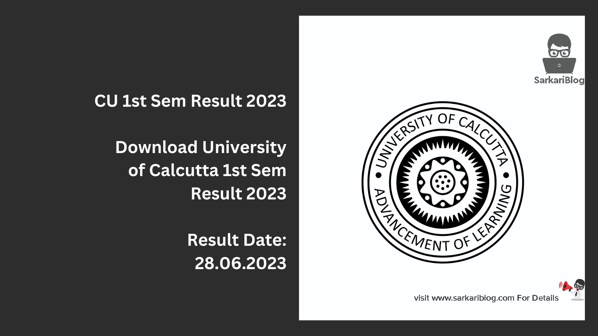CU 1st Sem Result 2023