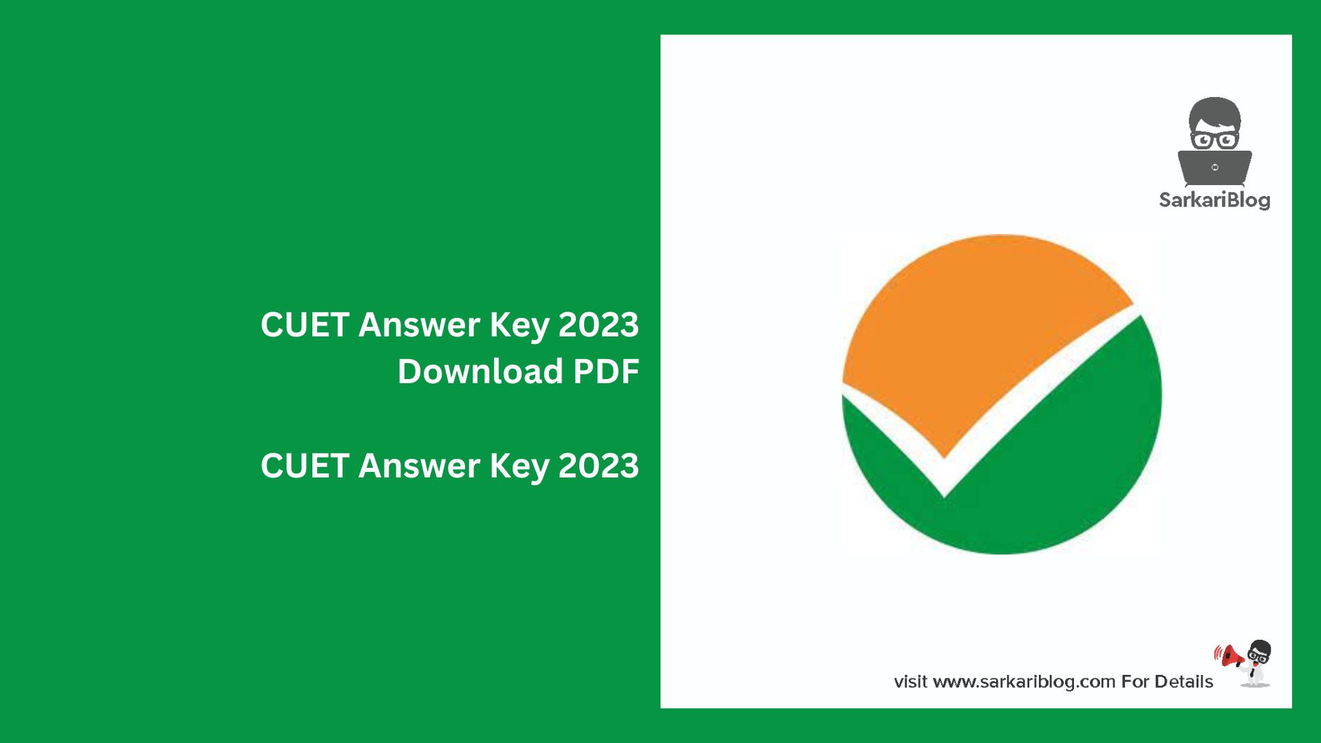 CUET Answer Key 2023