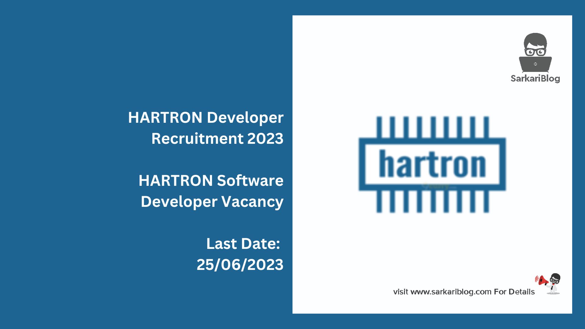 HARTRON Developer Recruitment 2023