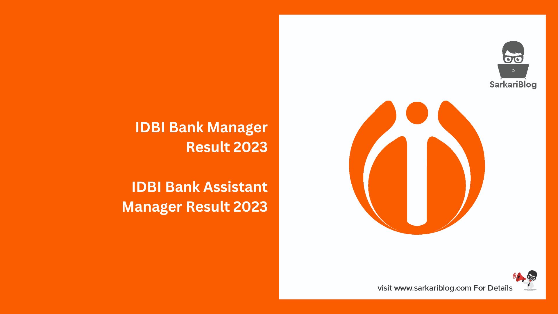 IDBI Bank Manager Result 2023