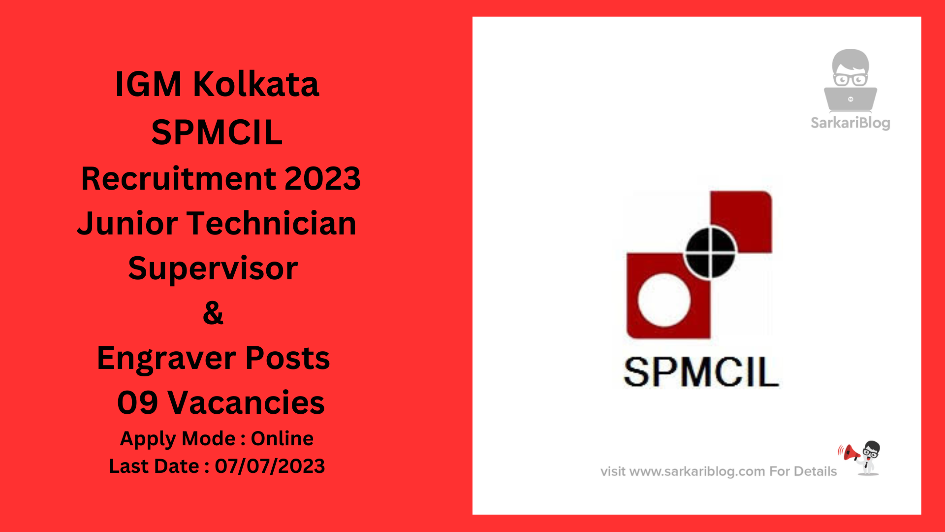 IGM Kolkata Recruitment 2023