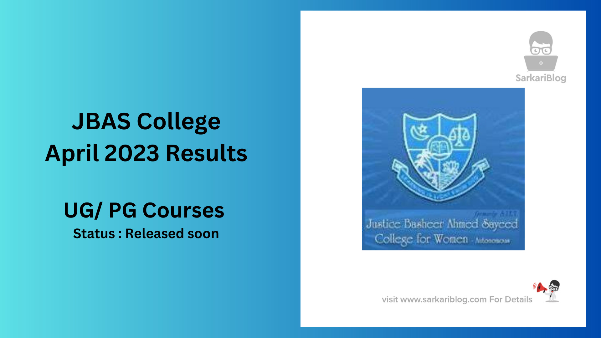 JBAS College April 2023 Results