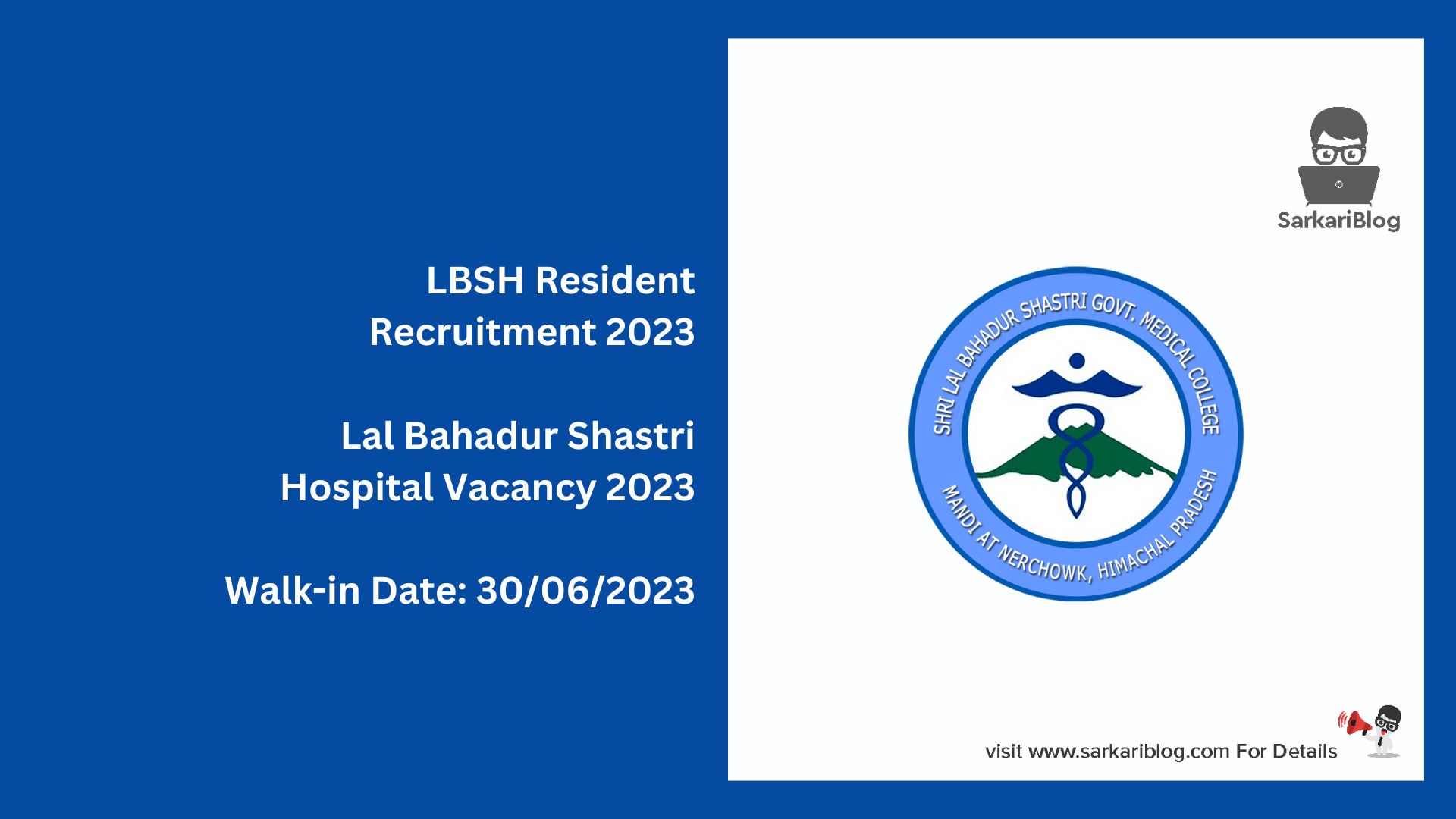 LBSH Resident Recruitment 2023