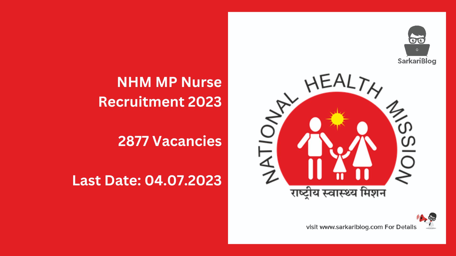 NHM MP Nurse Recruitment 2023