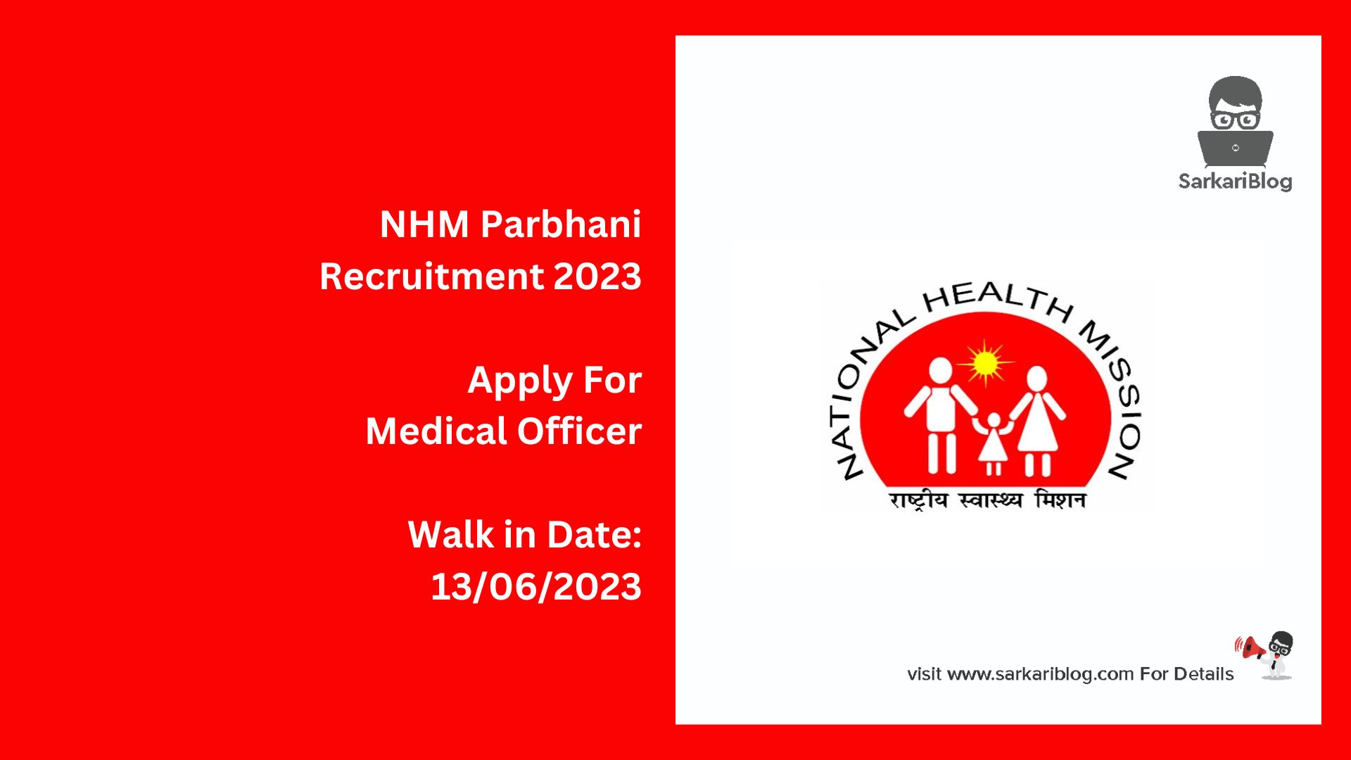 NHM Parbhani Recruitment 2023
