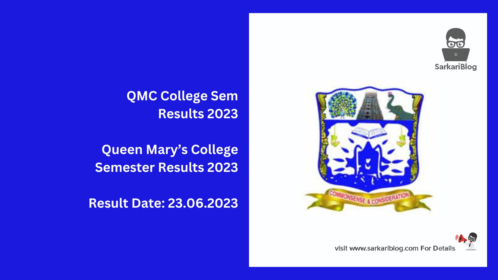 QMC College Sem Results 2023