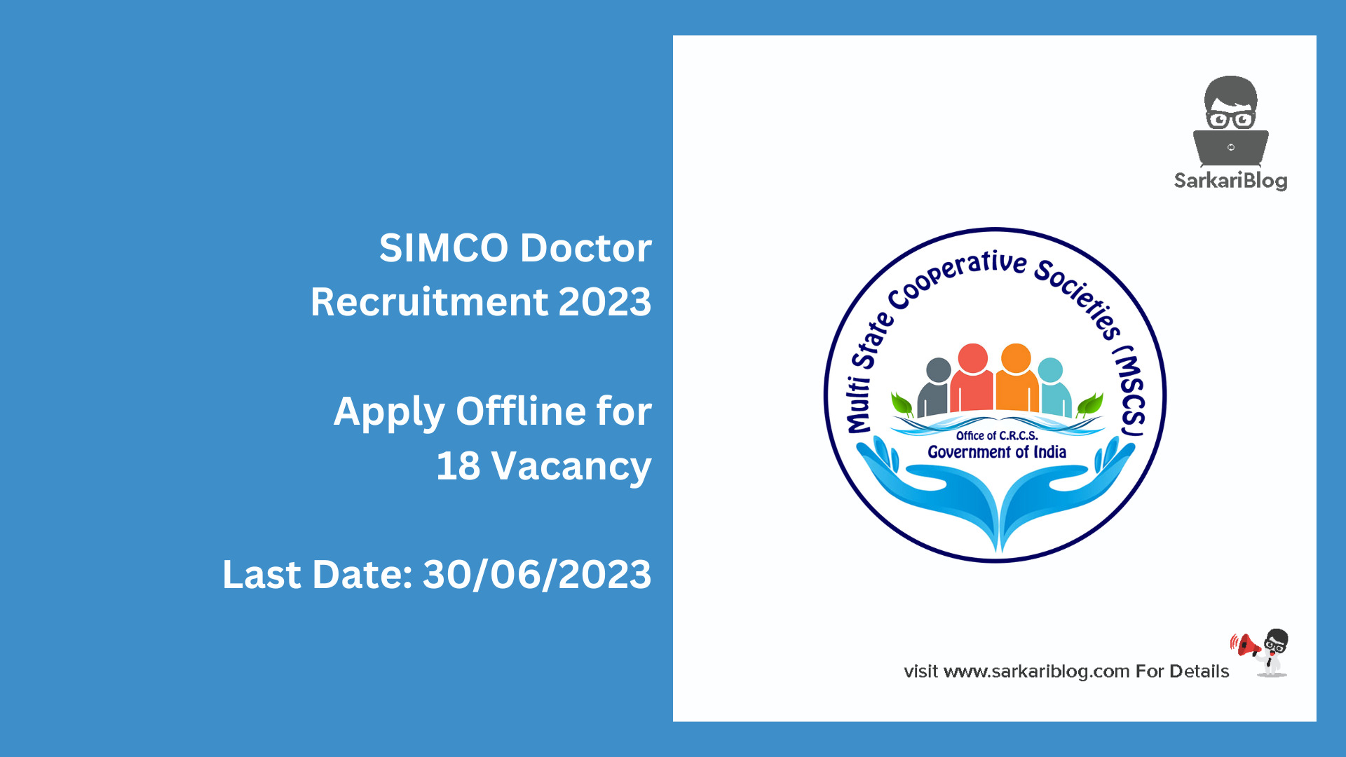 SIMCO Doctor Recruitment 2023