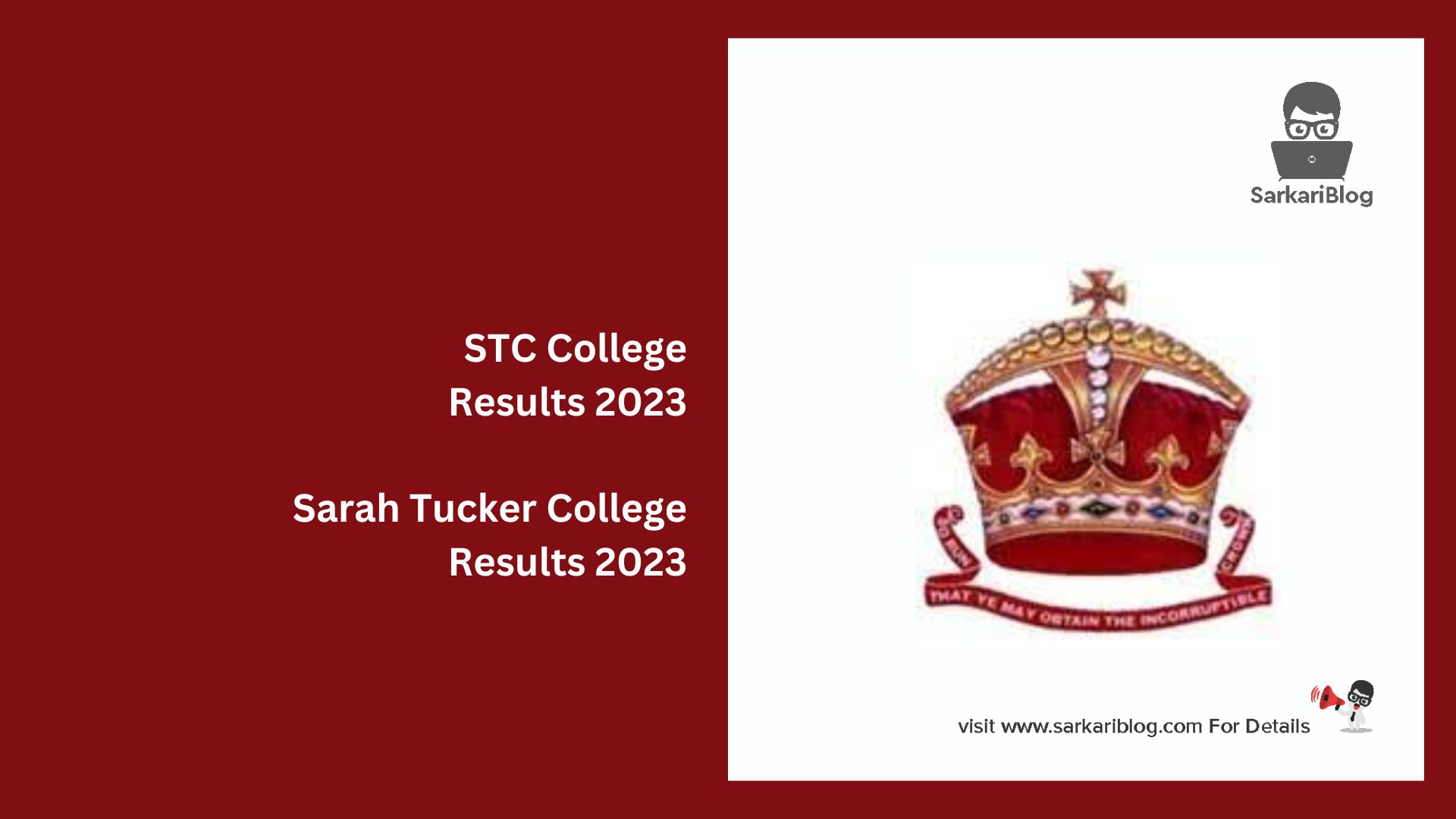 STC College Results 2023