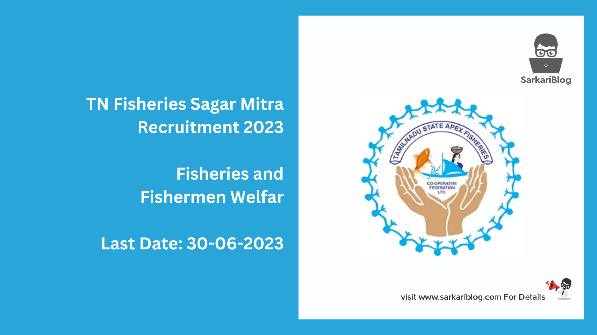 TN Fisheries Sagar Mitra Recruitment 2023