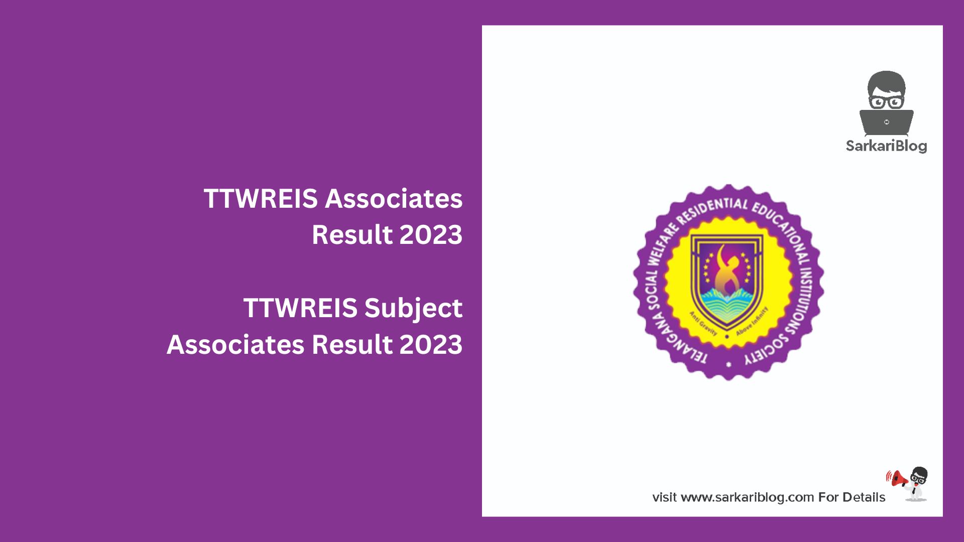 TTWREIS Associates Result 2023