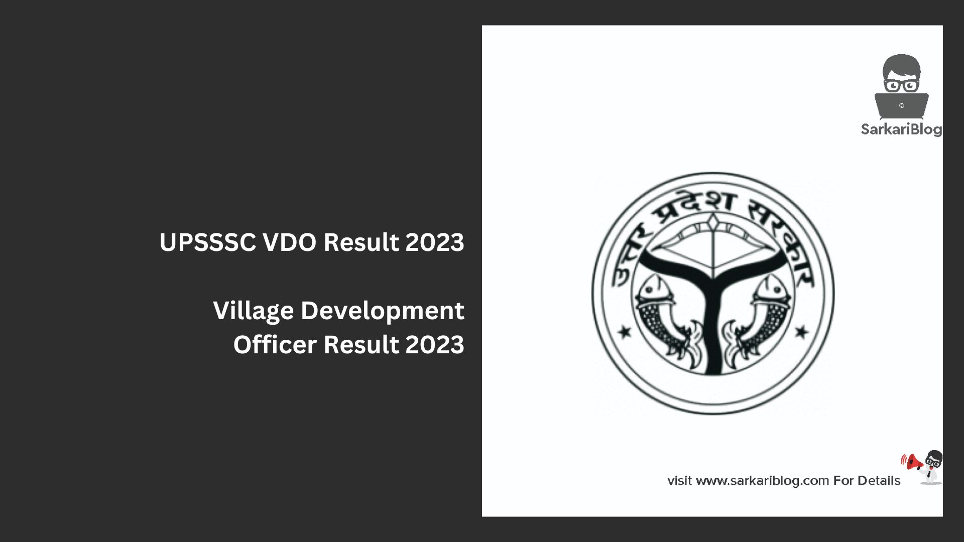 UPSSSC VDO Result 2023